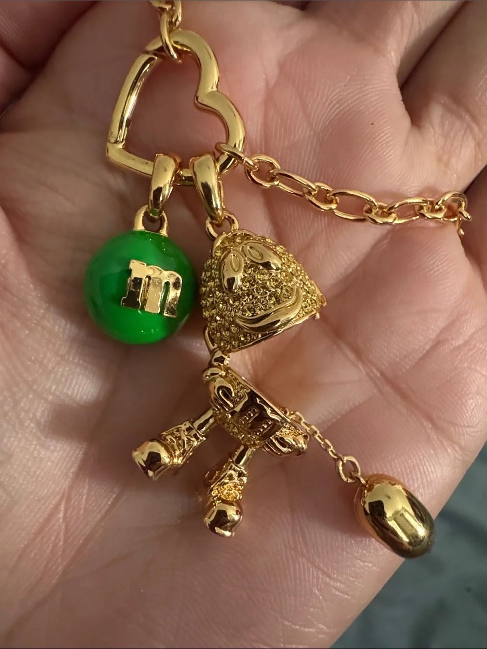 Kate Spade New York X M&M Gold-Tone Statement Pendant Necklace 18
